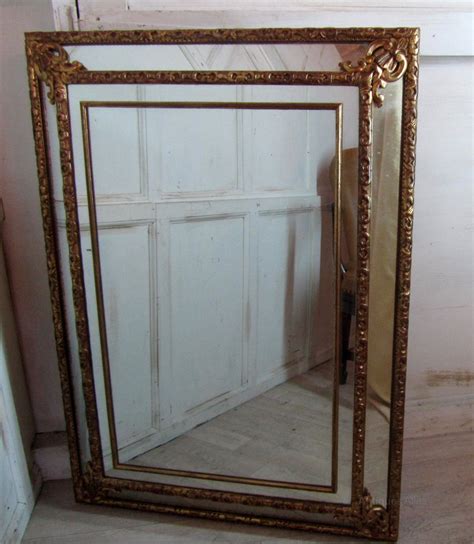 Antiques Atlas A Large French Gilded Brass Cushion Mirror