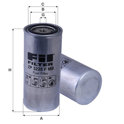 ZP 3225 FMB - Fuel Filter - Fil Filter - Online Catalogue