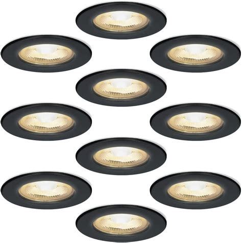 lambado LED Spots für Badezimmer IP65 in Schwarz Moderne