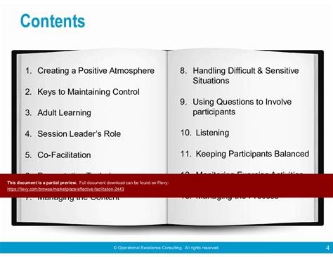 Effective Facilitation PPT Slide Deck