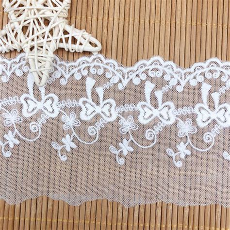 Buy Wholesale China High Quality White Embroidered Water Soluble Lace