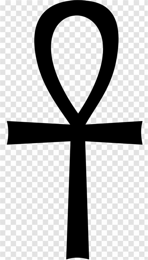 Ankh Ancient Egypt Symbol Anubis Culture Black And White Transparent Png