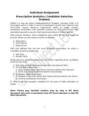 Individual Assignment Business Analytics Docx Individual Assignment