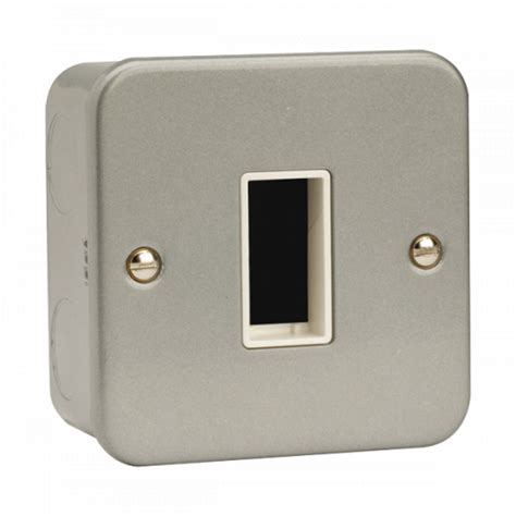 Click Scolmore M C Single Switch Plate Gang Aperture Cl Uk