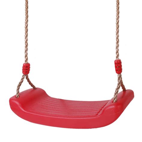 Outdoor Swing Set Seat with Rope Red | Shopee Philippines