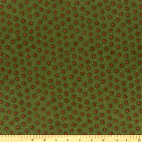 Cotton Quilt Fabric Far Horizons Small Star Bursts Olive Green - AUNTIE CHRIS QUILT FABRIC. COM