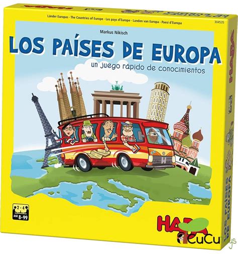 Los Pa Ses De Europa Juego De Mesa Haba Cucutoys