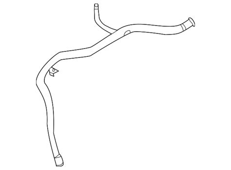 2008 Subaru Impreza Engine Coolant Bypass Pipe 14065AA320 TascaParts