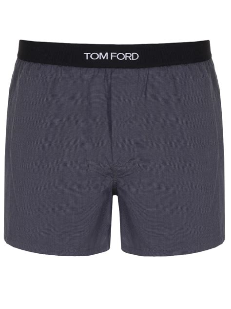 Трусы хлопковые от TOM FORD за 13 600 рублей (цвет: серый, артикул ...
