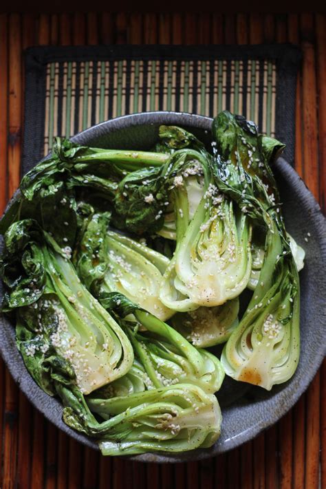 Roasted Bok Choy Keto Paleo Side Dish Recipe Roasted Bok Choy