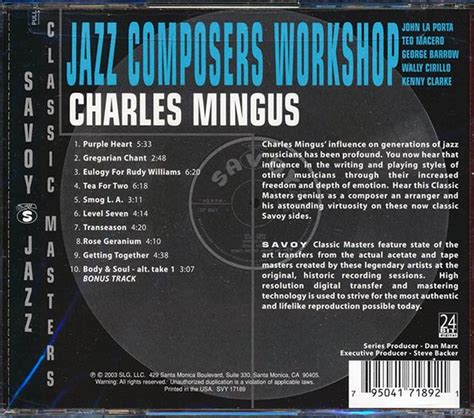 Charles Mingus Jazz Composers Workshop