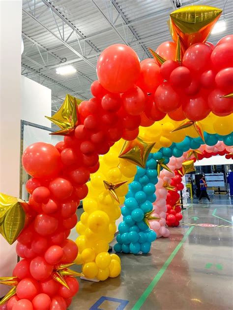 Organic Balloon Arch Doorway Balloon Arch Event Decor Just Peachy