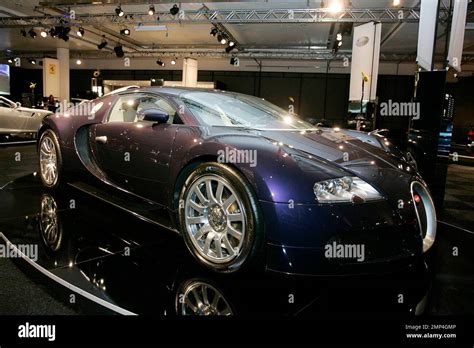 The Bugatti Veyron On Display At The British International Motor Show