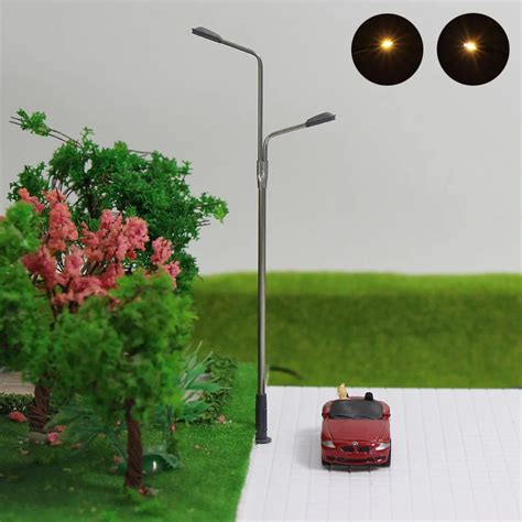 Lqs Lqs St Cke Modell Eisenbahn Zug Lampe Post Stra E Lichter Ho