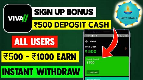 ViVA11 APP SIGNUP BONUS 500 Biggest Loot Earn FREE500 1000