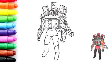 How To Draw God Corrupted Speakerman Boss (Mecha SKIBIDI TOILET) - YouTube