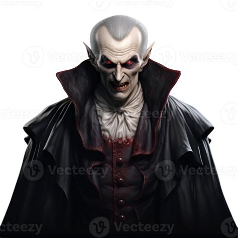 Realistic Style Halloween Vampire No Background Perfect For Print On