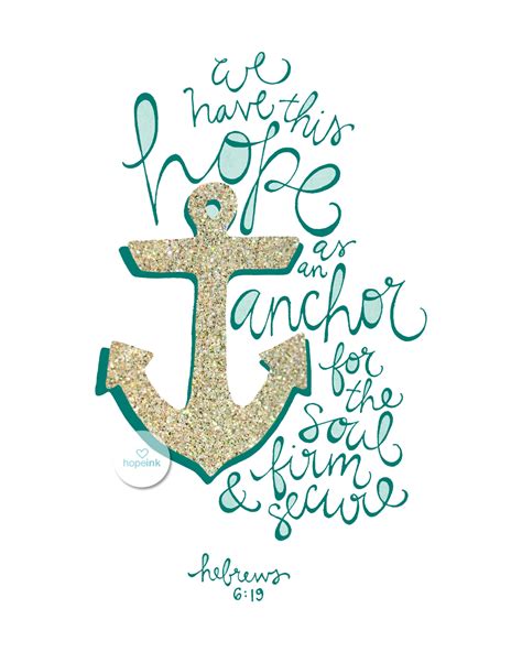 Hope As An Anchor Hope Ink