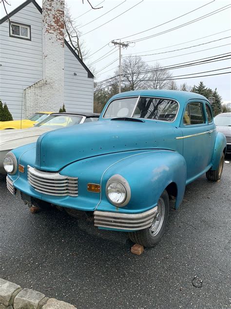 1947 Nash Coupe Coupe Blue Rwd Manual Bouble Top For Sale Nash Coupe