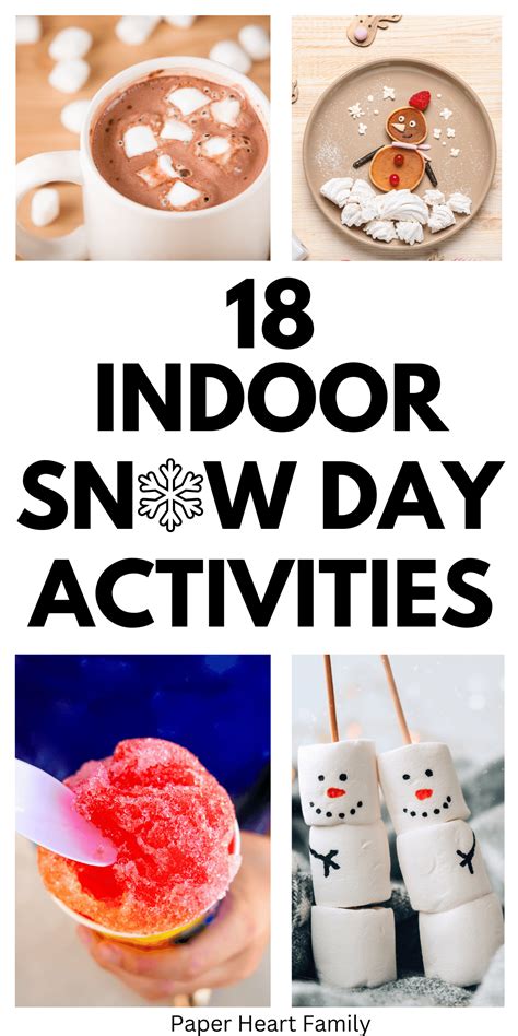 32 Snow Day Activities For Kids: Indoors And Outdoors