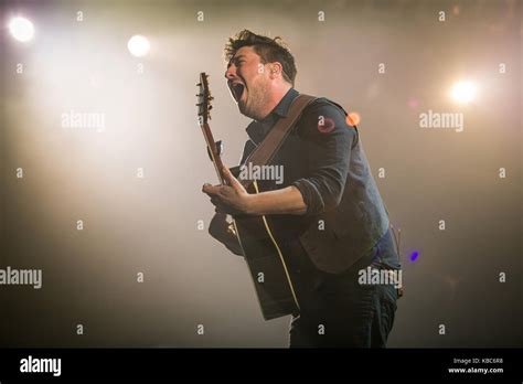 The British Folk Rock Band Mumford And Sons Performs A Live Concert At