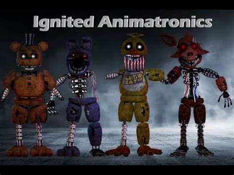 Fnaf Speed Edit Ignited Animatronics Youtube