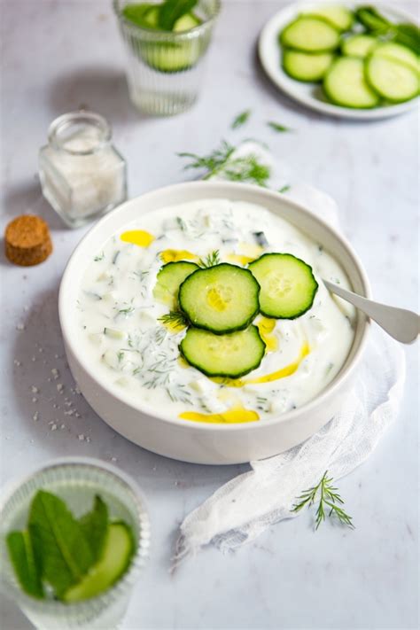 Tarator Soupe De Concombre Au Yaourt Recette Bulgare