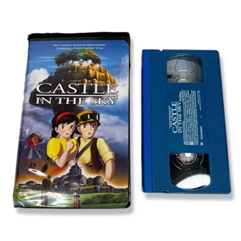 Castle In The Sky Vhs Blue Vhs Tape Clamshell Walt Disney Anime