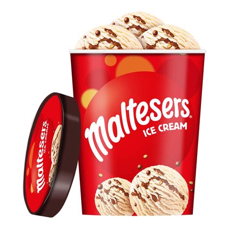 Maltesers Chocolate Ice Cream Tub 500ml BB Foodservice