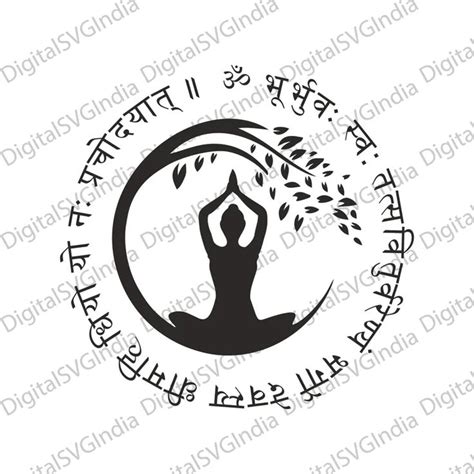 Buy Om Yoga Gayatri Mantra Sanskritdevanagari Writing Gayatri Online