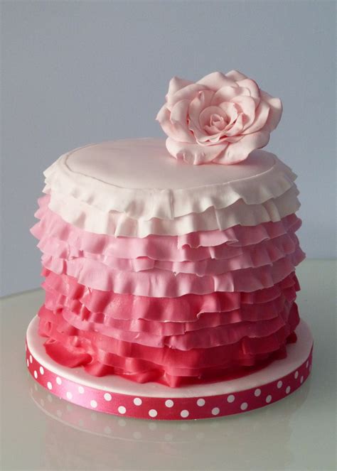 Ruffle Ombre Cake Artofit