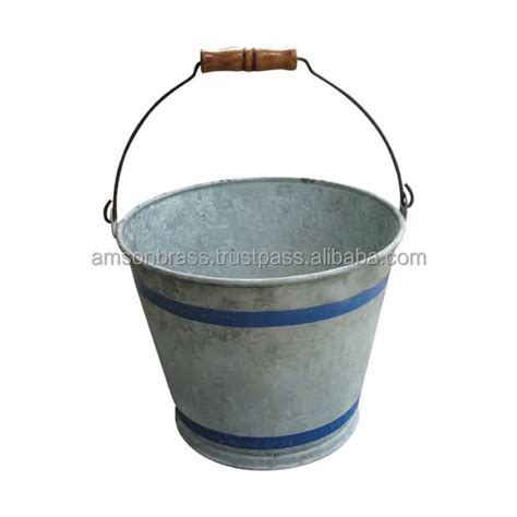 Galvanized Steel Pail Bucket Pail Bucket Galvanized Finished Leak Proof