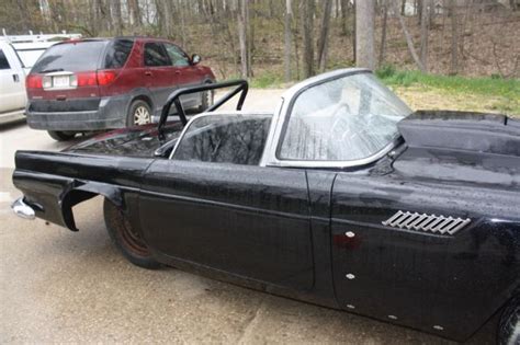 1956 Ford T Bird Hot Rod Rat Body Off Restore Hard Top Convertible