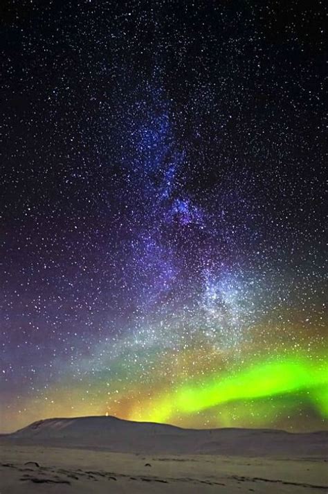 Aurora Borealis Milky Way Iceland Photo Ragnar Sigurdsson Aurora