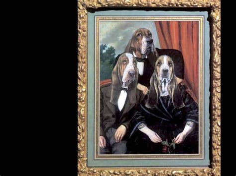 Dog Portraits The Gilded Burymores — Thierry Poncelet