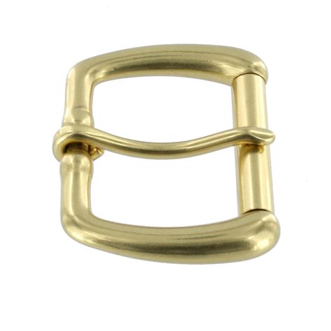 B1187 Natural Brass Roller Buckle Solid Brass Ll Multiple Sizes