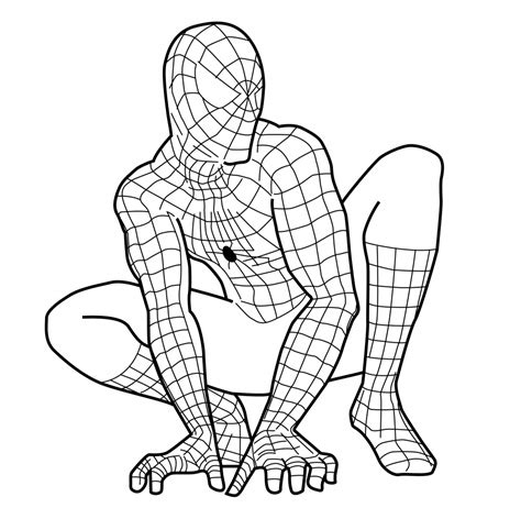 Spiderman Drawing Easy Free Download On Clipartmag