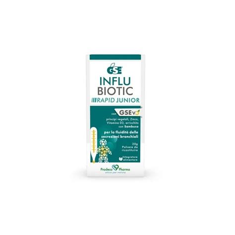 GSE INFLUBIOTIC RAPID JUNIOR POLVO PARA RECONSTITUIR 1 FRASCO 20 G