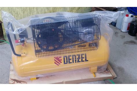 Воздушный компрессор с ременным приводом DENZEL BCV2200/100 2.2 кВт ...