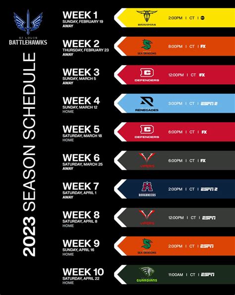 Xfl Announces Full 2023 Schedule