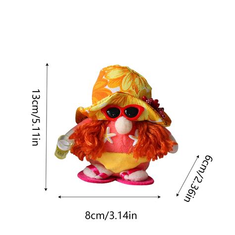 Flyhmai Days Sales Cute Dwarf Beach Doll Seaside Bikini Faceless Old