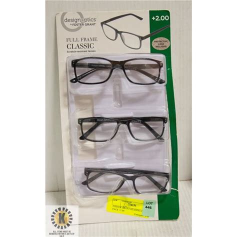 Foster Grant Reading Glasses 3 Pack 2 00