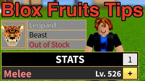 10 TIPS And TRICKS For BEGINNERS In 1 Minute Blox Fruits YouTube