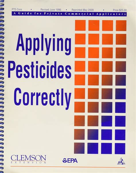 Applying Pesticides Correctly A Guide For Private And Commercial