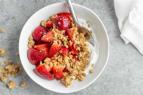 Peanut Butter And Jelly Granola Bowl Delish Knowledge