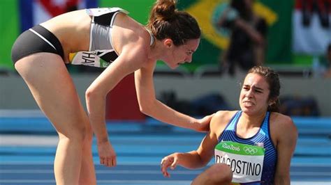 Runners Receive Rare Medal At Olympics - YouTube