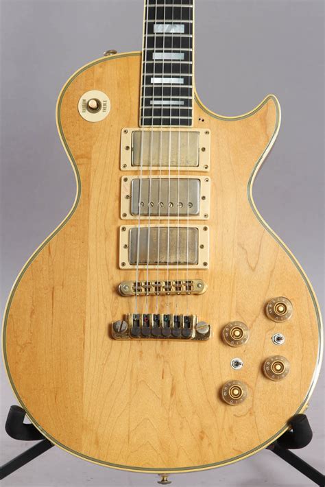 1978 Gibson Les Paul Custom Natural 3 Pickup Guitar Chimp