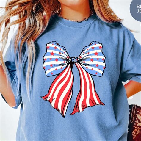 American Flag Shirt Women Etsy