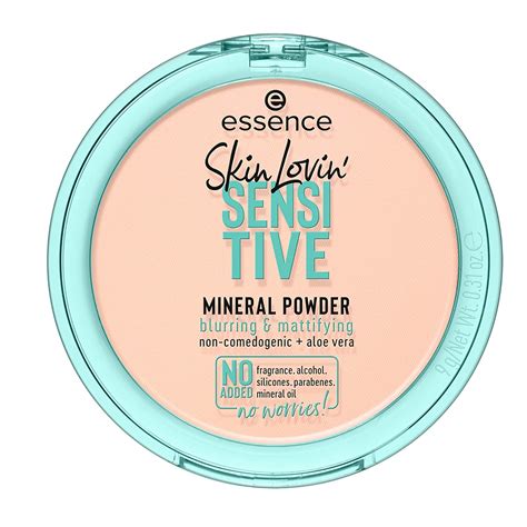 Essence Skin Lovin Sensitive Mineral Powder Puder Nr Translucent