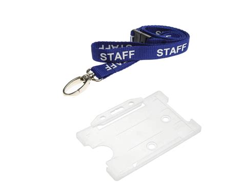 Id Card It Id Card Holder And Lanyard Neck Strap Staff Uk
